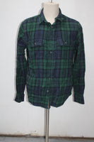 Old Navy Men's  Flannel Shirt Blue M Pre-Owned