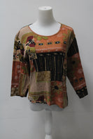 Jane Ashley Women's Top Multi Color M Pre-Owned