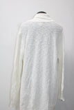 Style & Co. Women's Shawl-Lapel Open-Front Cardigan (Winter White, L)