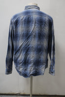 George Men's  Flannel Shirt Blue XL(46-48) Pre-Owned