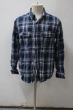 Faded Glory Men's  Flannel Shirt Blue L(42-44) Pre-Owned