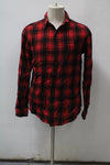 St Johns Bay Men's  Flannel Shirt Red S Pre-Owned