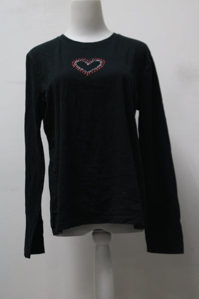 No Brand Women's Top Black XL Pre-Owned