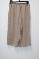 NY Collection Pull-On Culotte Pants  Tan XL