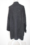 Style & Co. Women's Sweater Tweed Mix Stitch Openfront Cardigan Black M