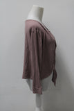 Kim & Cami Women's Top Brown S Pre-Owned