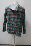 Pacsun Men's  Flannel Shirt Green L Pre-Owned