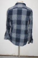 Hollister Men's  Flannel Shirt Blue S Pre-Owned