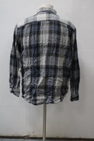 Faded Glory Men's  Flannel Shirt Gray M(38-40) Pre-Owned