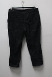 Alfred Dunner Petite Theater District Pinstripe Pants Black 10P