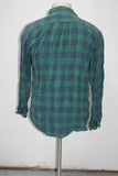 Chaps Men's  Flannel Shirt Green L Pre-Owned