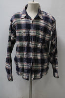 Colours Men's  Flannel Shirt Blue XL Pre-Owned