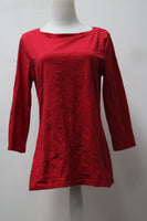 Merona Women's Top Red M Pre-Owned