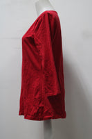 Merona Women's Top Red M Pre-Owned