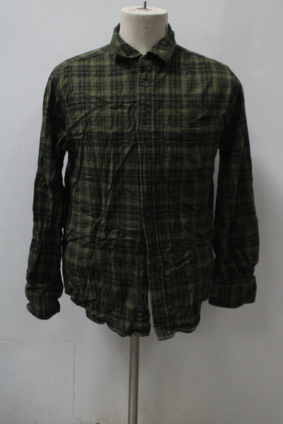 Woolrich Men's  Flannel Shirt Green M Pre-Owned