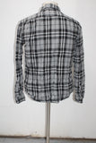 George Men's  Flannel Shirt Gray M(38-40) Pre-Owned