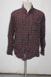 St Johns Bay Men's  Flannel Shirt Red L Pre-Owned