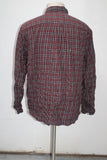 St Johns Bay Men's  Flannel Shirt Red L Pre-Owned