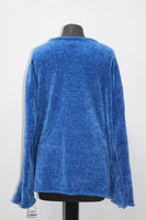 Style & Co. Women's Sweater Chenille Sleeve Pullover Navy XL