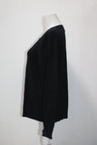 Karen Scott Petite Cardigan in Deep Black PXL