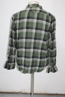 Old Navy Men's  Flannel Shirt Green M Pre-Owned