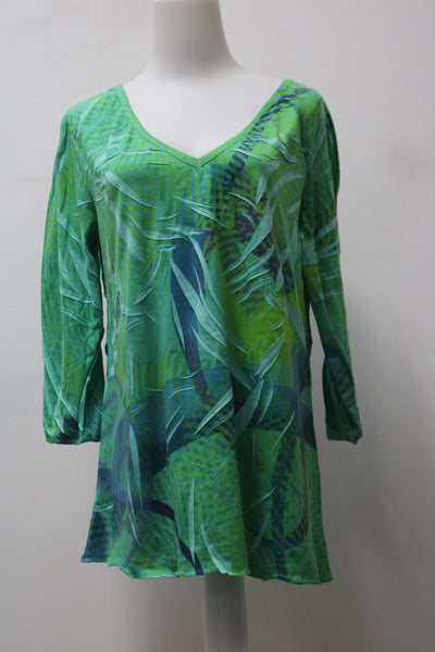 Jane Ashley Women's Top Green L Pre-Owned