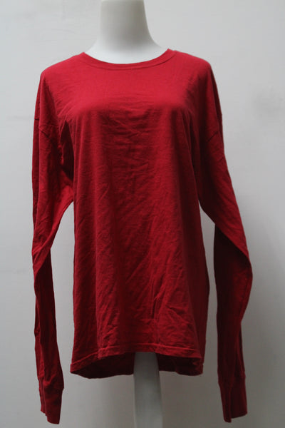 Hanes Women's Top Red L Pre-Owned