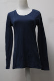 No Boundaries Women's Top Blue M Pre-Owned