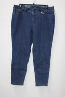 Charter Club Denim Wash Pintuck Ankle Jeans NAVY 18