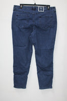 Charter Club Denim Wash Pintuck Ankle Jeans NAVY 18