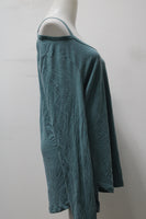 Time & Tru Women's Top Teal L Pre-Owned