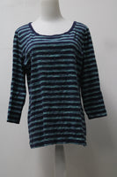 Croft & Barrow Women's Top Blue M Pre-Owned