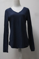 No Boundaries Women's Top Blue L Pre-Owned