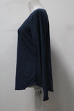 No Boundaries Women's Top Blue L Pre-Owned