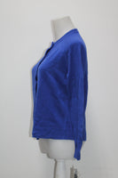 Karen Scott Cardigan Sweater Deep Pacific PXS