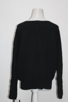 Alfani Womens Petites Ribbed Knit Dolman Sleeves Pullover Sweater