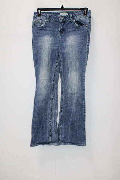 L.e.i Women's BOOT Jeans Blue 7 Pre-Owned