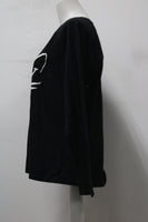 St Johns Bay Women's Top Black L Pre-Owned