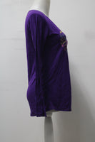 Hanes Women's Top Purple XL Pre-Owned