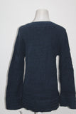 Style & Co. Women's Crew Neck Pullover Sweater, Sapphire Marl, Small