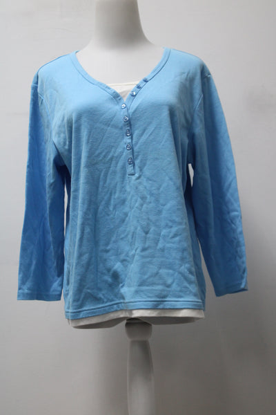 Crystal Kobe Women's Top Blue XL Pre-Owned