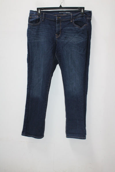 Old Navy Women's Origimal Mid Rise Jeans Blue 14 Pre-Owned