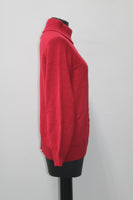 Karen Scott Petite Patterned Turtleneck Sweater New Red PL