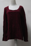 JCP Women's Top Red L Pre-Owned