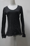 Calvin Klein Women's Top Gray M Pre-Owned