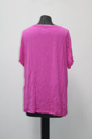 Hue Salad Days Scoop-Neck Pajama Tee Rose Violet XL