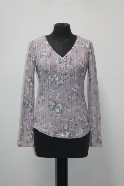 William Rast Phoebe Top Purple M