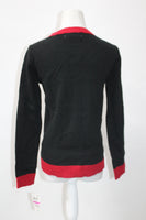 Karen Scott Holiday Tic-Tac-Toe Sweater, Black,