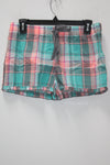 Jenni Plaid Boxer Pajama Shorts Plaid M