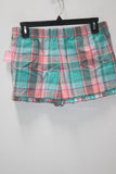 Jenni Plaid Boxer Pajama Shorts Plaid S